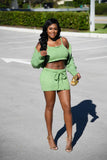 Mean Green Knit Set