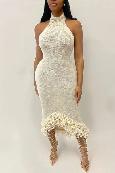 Perfect Knit Halter Dress