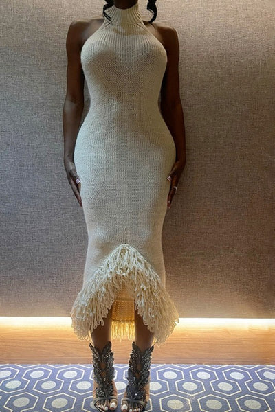 Perfect Knit Halter Dress