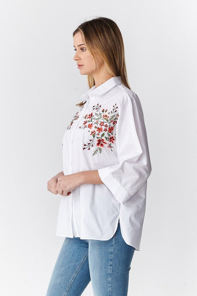 IVY BUTTON DOWN TOP