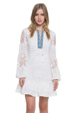 DENIM & WHITE AFFAIR DRESS
