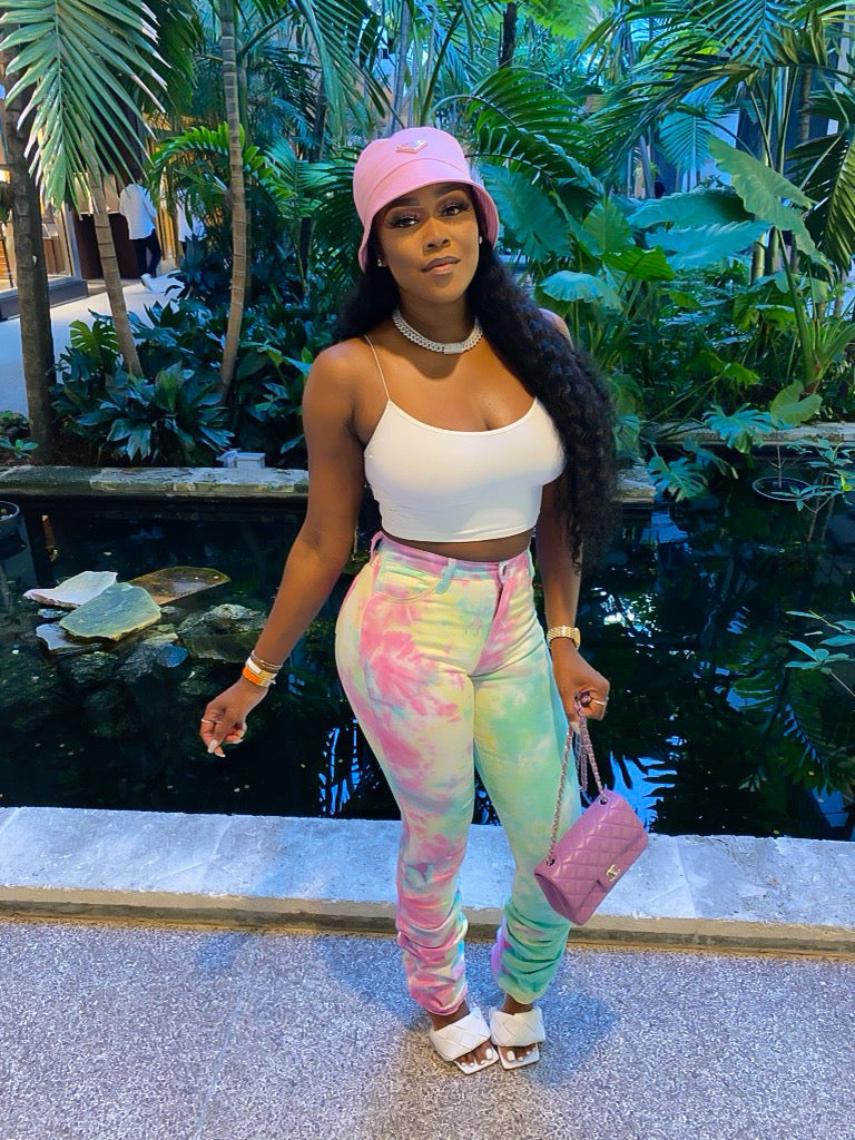 cotton candy crop top